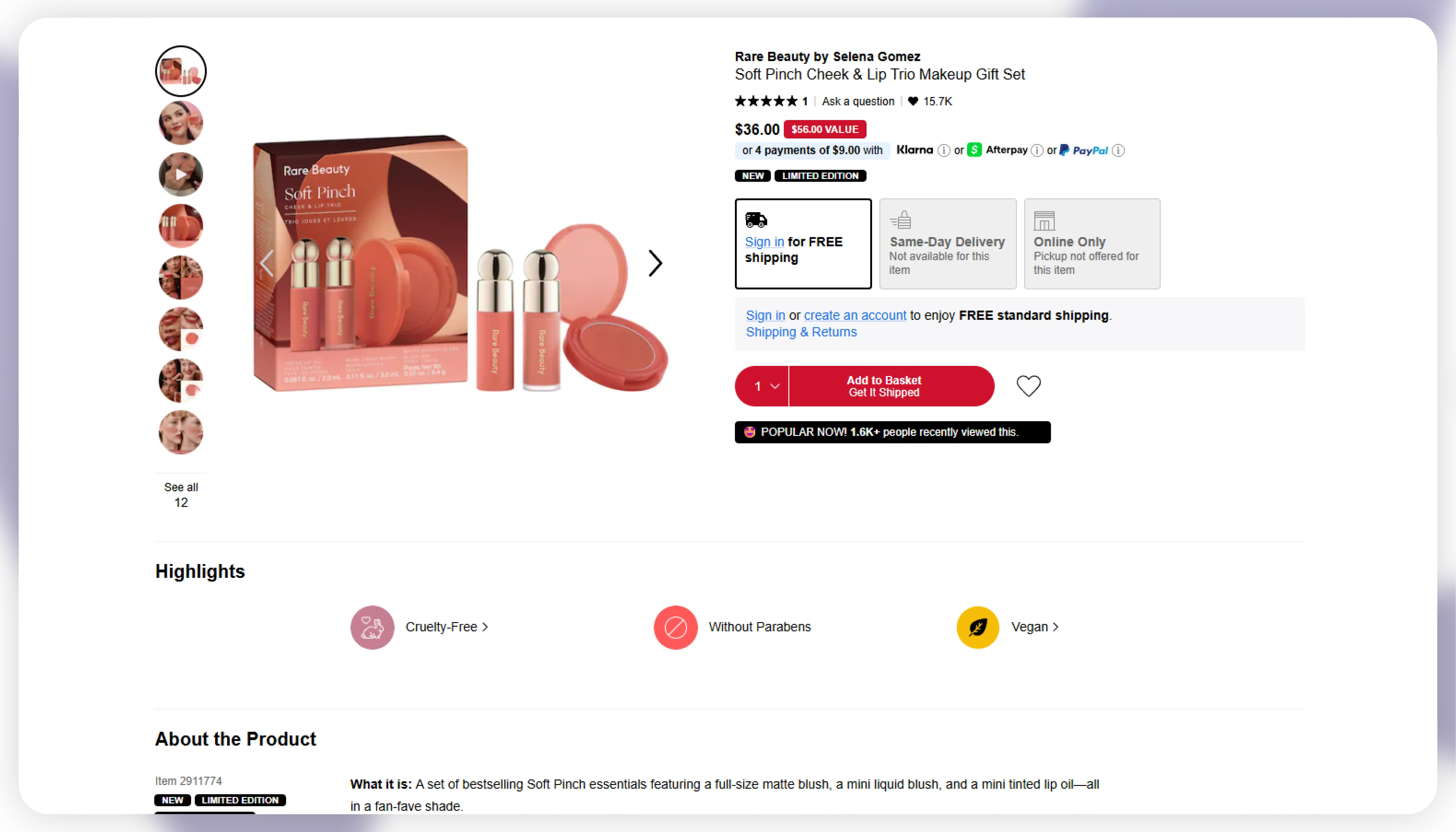 Sephora Online Store Sales Analytics
